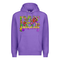 Purple Mardi Gras fat tuesday Premium Hoodie - BundleAndBundleShop