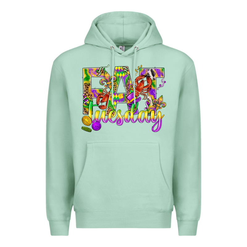 Mardi Gras Fat Tuesday Premium Hoodie by BundleAndBundleShop | Teevron