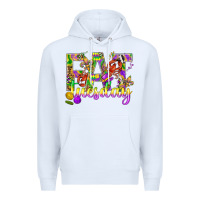 White Mardi Gras fat tuesday Premium Hoodie - BundleAndBundleShop