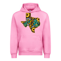 Fuchsia Pink Western Texas Map Urban Hoodie - Bettercallsaul