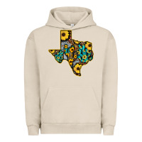 Pigment French Oak Western Texas Map Urban Hoodie - Bettercallsaul