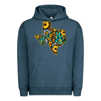 Pigment Midnight Navy Western Texas Map Urban Hoodie - Bettercallsaul