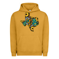 Pigment Peanut Butter Western Texas Map Urban Hoodie - Bettercallsaul