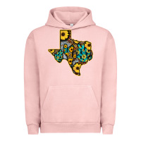 Pigment Salmon Western Texas Map Urban Hoodie - Bettercallsaul