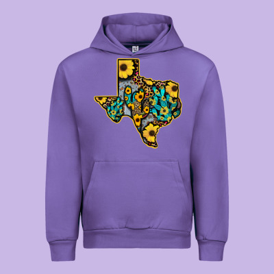 Western Texas Map Urban Hoodie Designed By Bettercallsaul