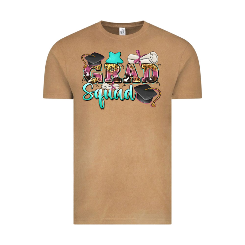 Grad Squad Vintage Tee by Zillion Design Studio | Teevron