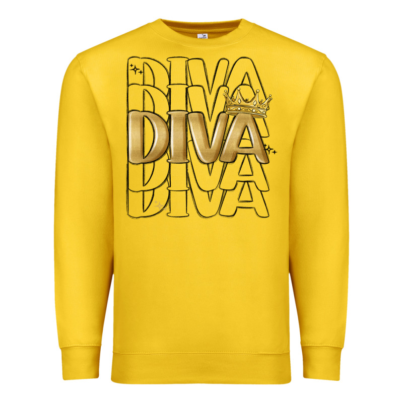 Diva Premium Sweatshirt by MaliasSmallBusiness | Teevron