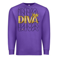 Purple diva Premium Sweatshirt - MaliasSmallBusiness