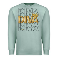 Seafoam diva Premium Sweatshirt - MaliasSmallBusiness