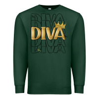 Sports Green diva Premium Sweatshirt - MaliasSmallBusiness