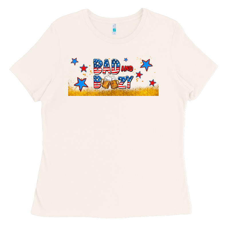 Bad And Boozy Ladies Tee by AdoDesignShop | Teevron