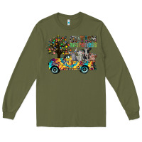 Army Green autism avareness3 Long Sleeve Tee - CowhideDigitalArt