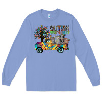 Colony Blue autism avareness3 Long Sleeve Tee - CowhideDigitalArt
