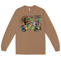 Toasted Coconut autism avareness3 Long Sleeve Tee - CowhideDigitalArt