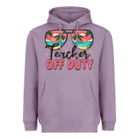 Lavender teacher off duty Heavyweight Hoodie - MaliasSmallBusiness