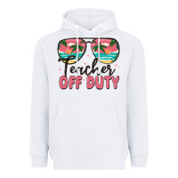 White teacher off duty Heavyweight Hoodie - MaliasSmallBusiness