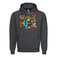 Smoke blessed nurse Zipper Hoodie - BundleAndBundleShop