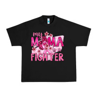 Black My Mama Is a Fighter with Ribbon Urban Heavy Tee - texasbilliewilder