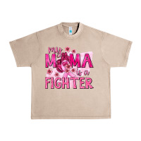 French Oak My Mama Is a Fighter with Ribbon Urban Heavy Tee - texasbilliewilder