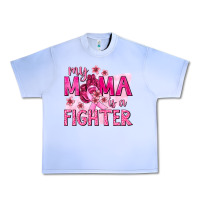 My Mama Is A Fighter With Ribbon Urban Heavy Tee | Teevron