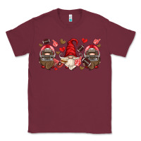 Burgundy american football gnome Classic Tee - HRA Design Shop