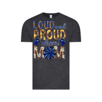 Vintage Black loud and proud cheer mom Vintage Tee - texasbilliewilder