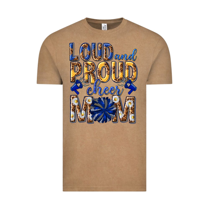 Loud And Proud Cheer Mom Vintage Tee by texasbilliewilder | Teevron