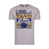 Vintage Zinc loud and proud cheer mom Vintage Tee - texasbilliewilder