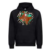 Black Western Horsehide Texas Flag Urban Hoodie - Bettercallsaul