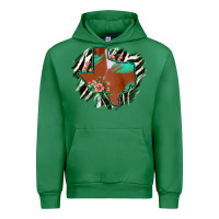 Emerald Western Horsehide Texas Flag Urban Hoodie - Bettercallsaul
