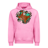 Fuchsia Pink Western Horsehide Texas Flag Urban Hoodie - Bettercallsaul
