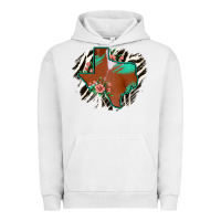 Pigment Lunar Rock Western Horsehide Texas Flag Urban Hoodie - Bettercallsaul
