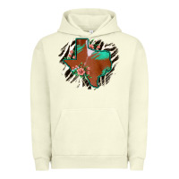 Pigment Pistachio Western Horsehide Texas Flag Urban Hoodie - Bettercallsaul