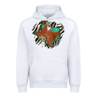 White Western Horsehide Texas Flag Urban Hoodie - Bettercallsaul