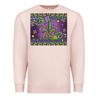 Mardi Gras Fleur De Lis Premium Sweatshirt | Teevron