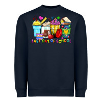 Navy last day of school coffee cups Heavyweight Sweatshirt - Zillion Design Studio