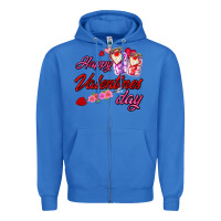 True Royal happy valentines day Zipper Hoodie - AdoDesignShop