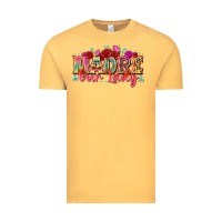 Vintage Mustard madre our lady Vintage Tee - texasbilliewilder