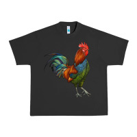 Pigment Black rooster Urban Heavy Tee - RanaPortraitStore
