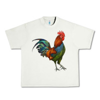 Pistachio rooster Urban Heavy Tee - RanaPortraitStore
