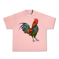 Salmon rooster Urban Heavy Tee - RanaPortraitStore