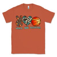 Copper peace love basketball Classic Tee - CowhideDigitalArt