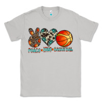 Moon Dust peace love basketball Classic Tee - CowhideDigitalArt