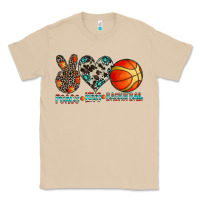 Mushroom peace love basketball Classic Tee - CowhideDigitalArt