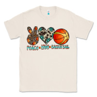 Natural peace love basketball Classic Tee - CowhideDigitalArt