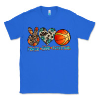 True Royal peace love basketball Classic Tee - CowhideDigitalArt