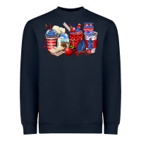 4th Of July Teacher Coffee Cups Heavyweight Sweatshirt | Teevron