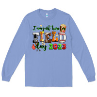 Colony Blue I am just here for field day 2023 Long Sleeve Tee - AdoDesignShop