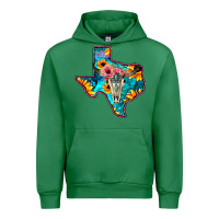Emerald Western Sunflower, Rose, Gemstsone, Turquoise Bull Skull Urban Hoodie - Bettercallsaul