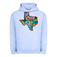 Pigment Grape Ice Western Sunflower, Rose, Gemstsone, Turquoise Bull Skull Urban Hoodie - Bettercallsaul